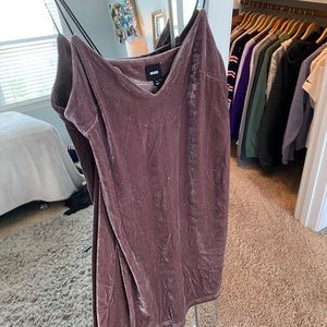 Velvet Slip Dress
